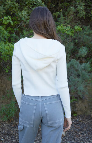 White Arden Hoodie image number 3