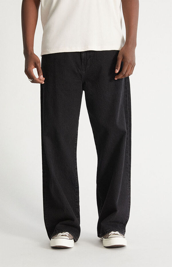 PacSun Eco Black Extreme Baggy Jeans | PacSun