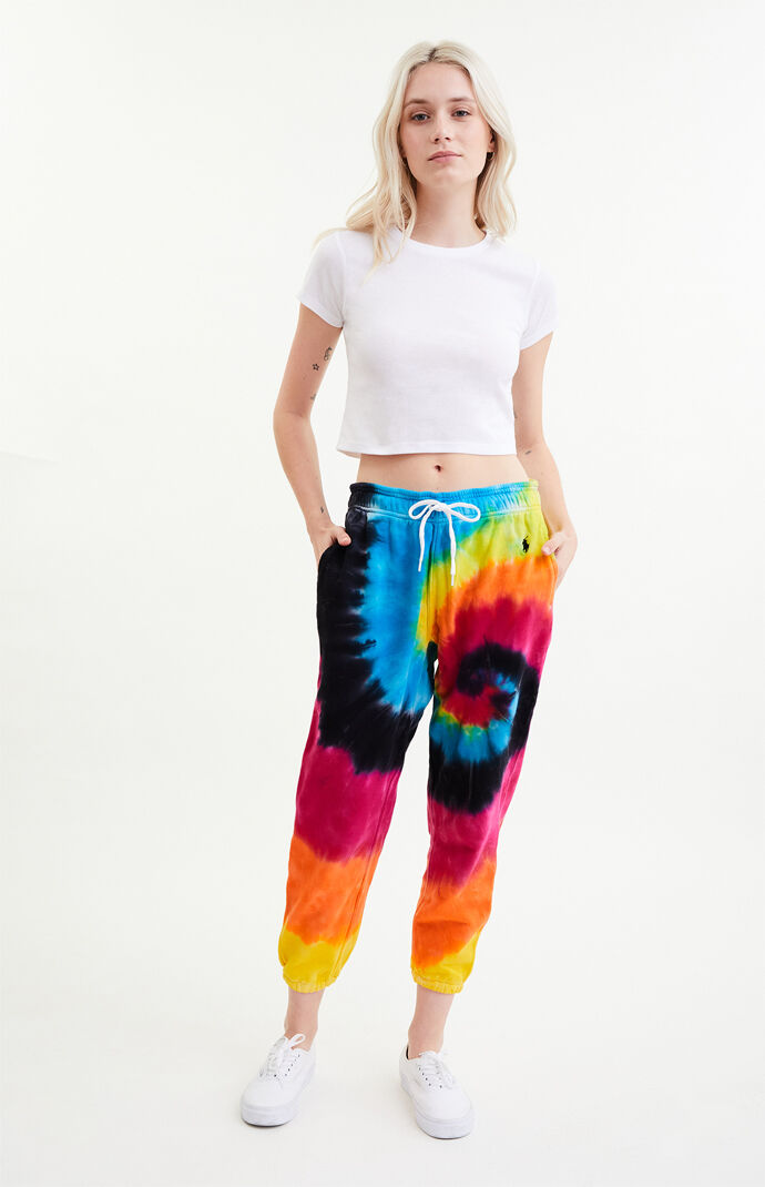 polo ralph lauren tie dye jogger pants