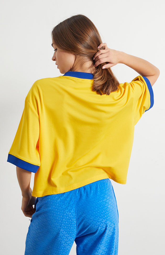 adidas Gold Adicolor Heritage Now Oversized T-Shirt | Pacsun
