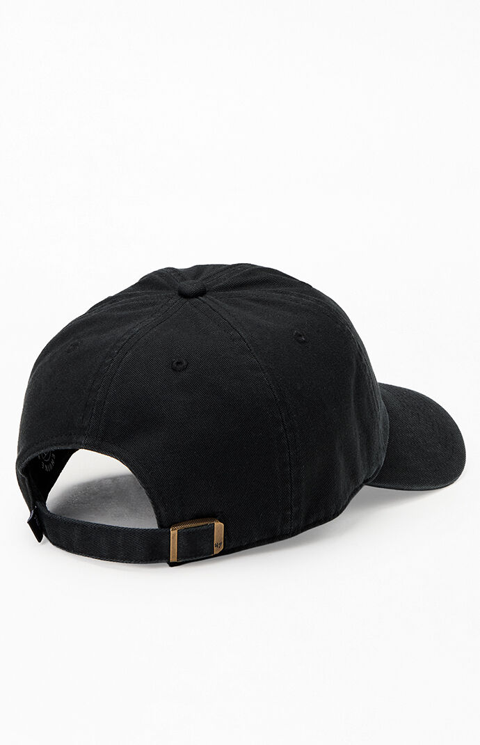 47 Brand Black Detroit Tigers Clean Up Strapback Hat