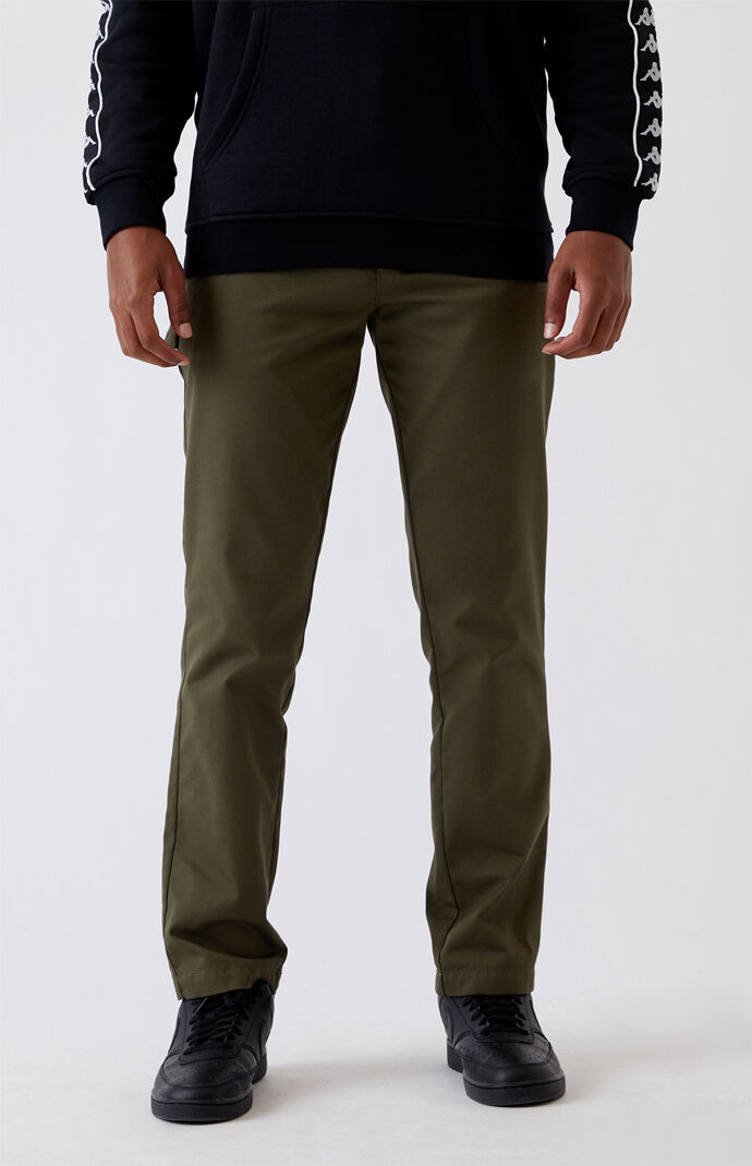 Utility Olive Carpenter Pants