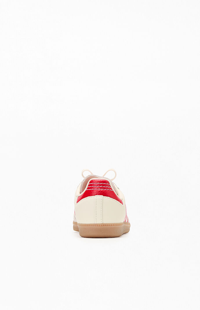 adidas White & Red Samba OG Shoes