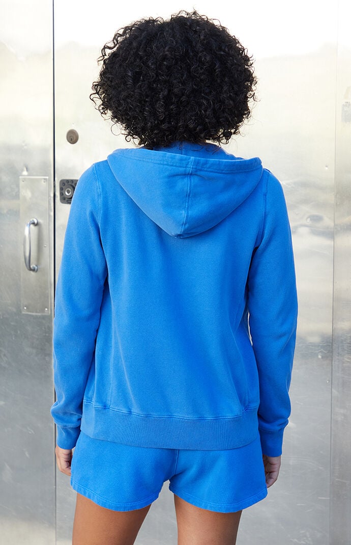John Galt Electric Blue Zip Up Hoodie