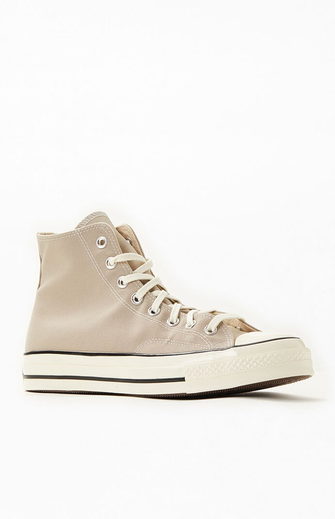 Converse best sale high beige