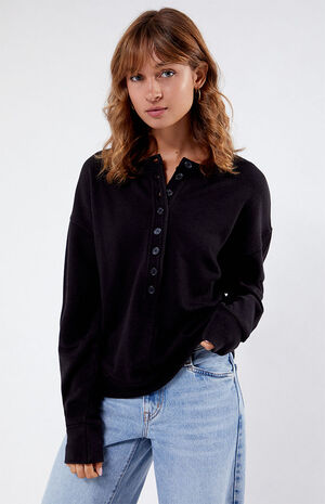 Fireside Easy Henley Sweatshirt image number 3