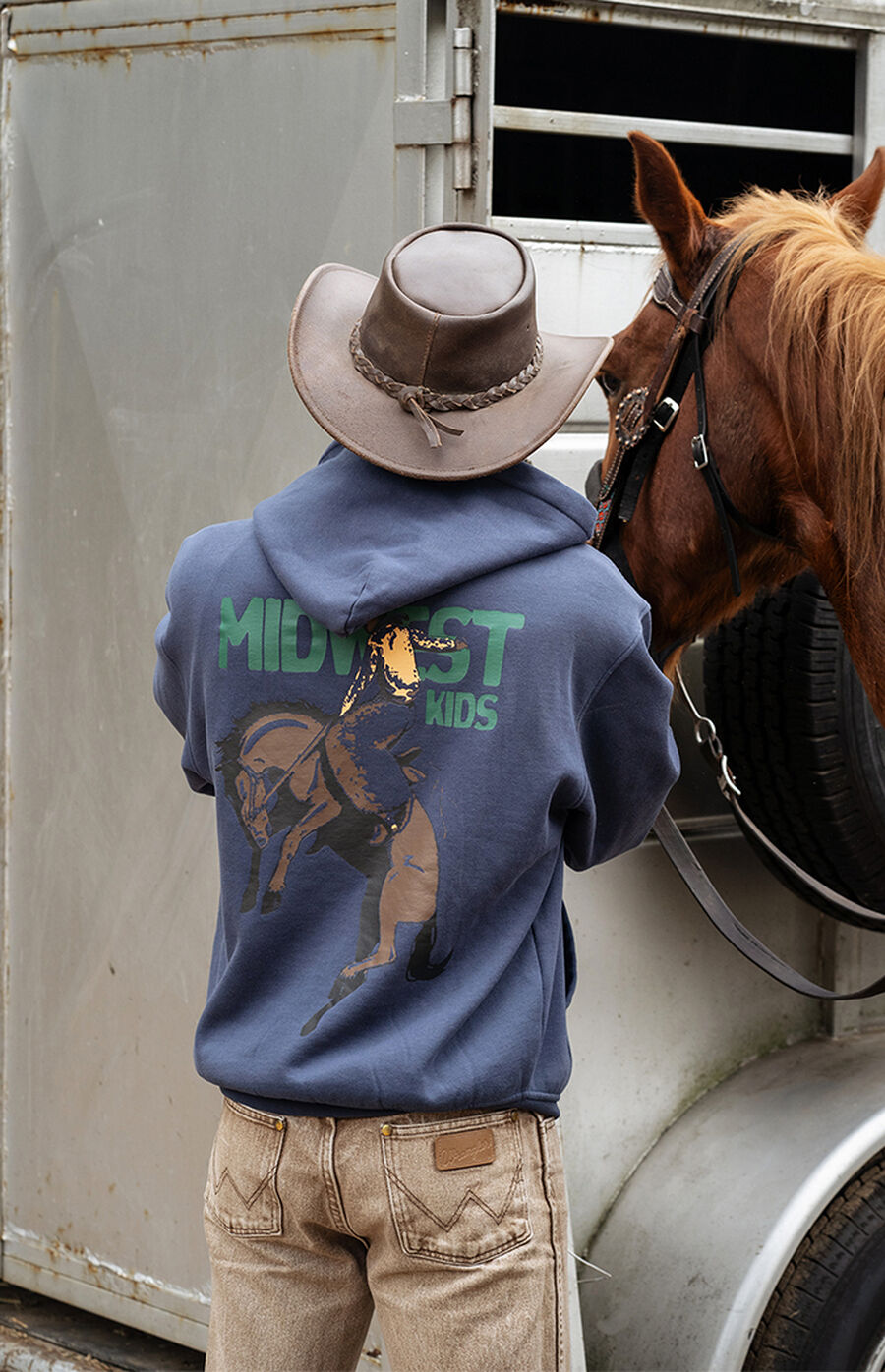 Cowpuncher Willie Hoodie (Kids)