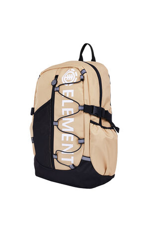 Khaki Vertical Logo Ripstop Backpack image number 3