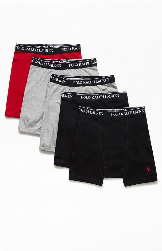 Polo Ralph Lauren 5 Pack Boxer Briefs PacSun