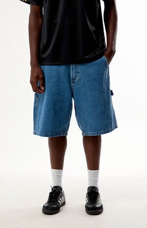 Medium Blue Bigwig Baggy Jean Shorts image number 4