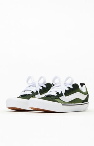 Kids Forest Green Knu Skool Shoes image number 2