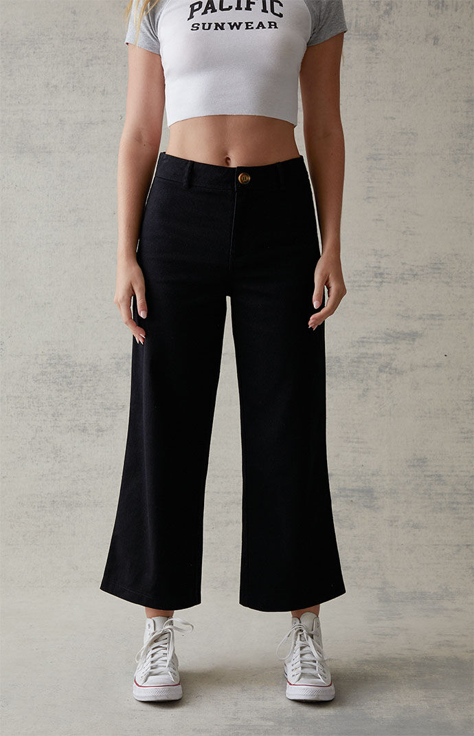 PacSun Cropped Flare Pants PacSun