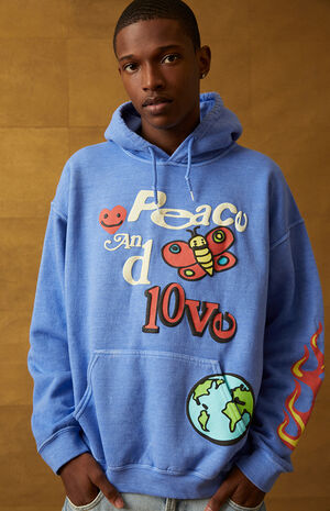 Peace & Love Hoodie image number 1