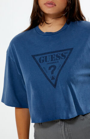 Vintage Triangle Baggy Cropped T-Shirt image number 2