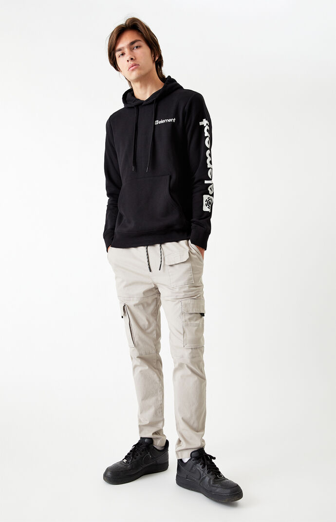 Utility Gray Slim Cargo Pants