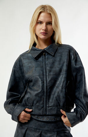 Faux Leather Darker Dream Jacket image number 2