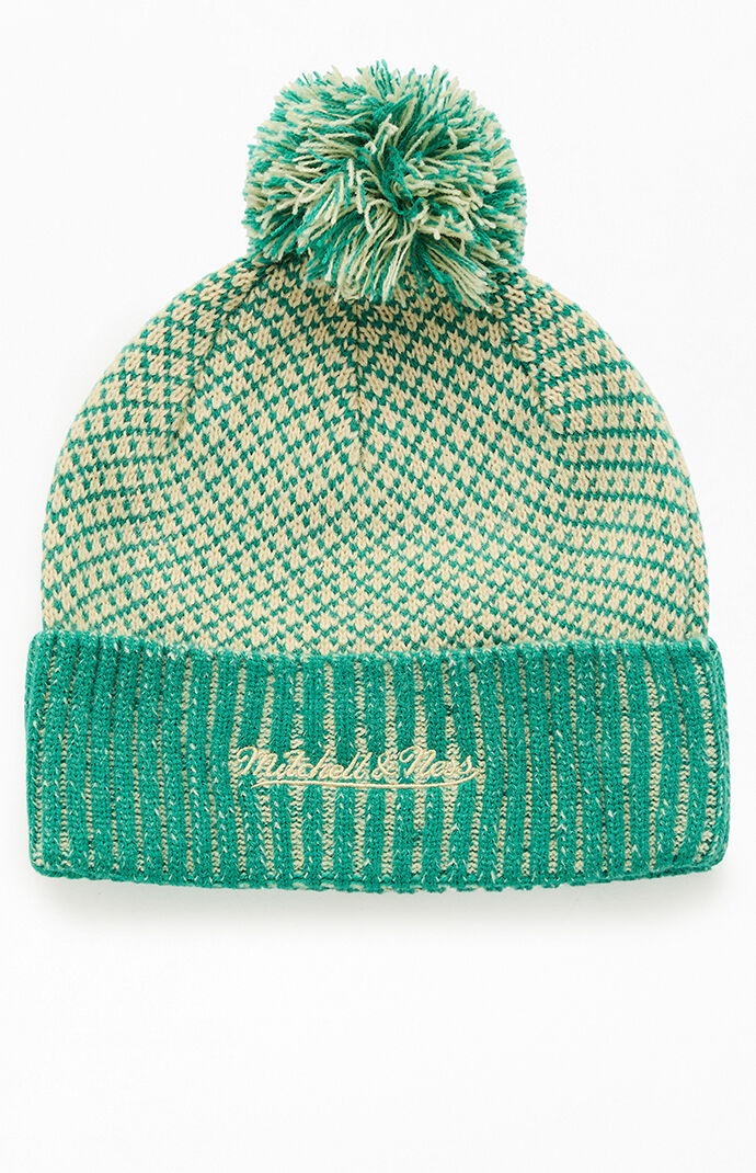 Mitchell & Ness Anaheim Ducks Winter Clas Knit Pom Beanie