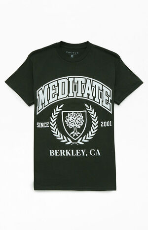 Meditate College T-Shirt image number 1