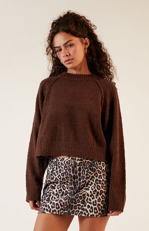 Fluffy Snug Raglan Sweater image number 3