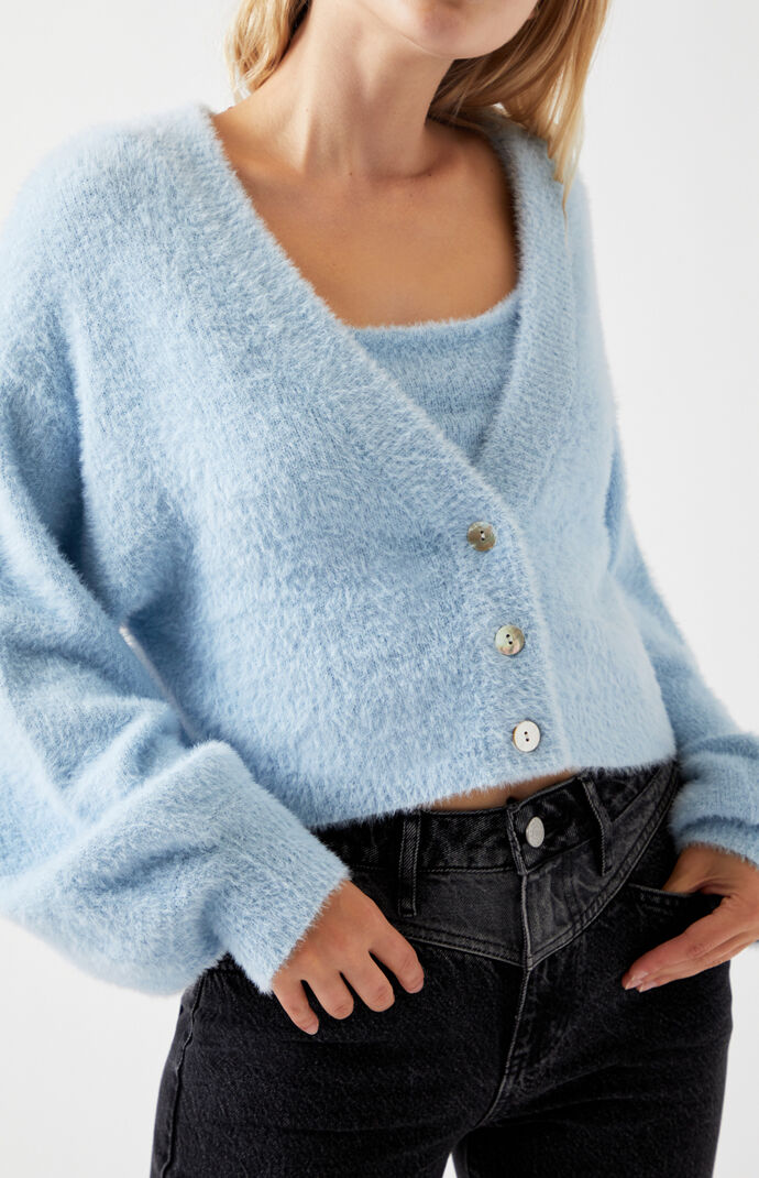 Fuzzy Cardigan