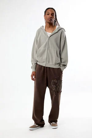 Ghost Applique Baggy Sweatpants image number 1