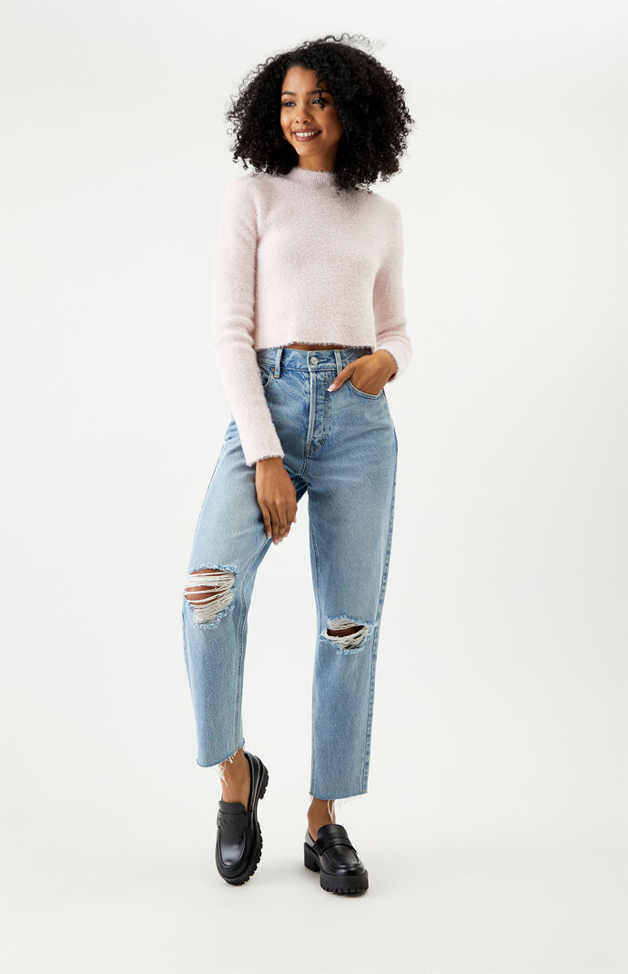 Model Mock Neck Sweater