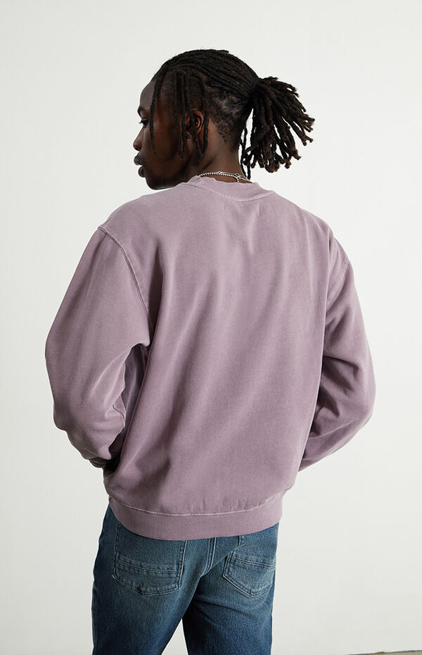Vintage LV Graphic Crewneck Sweatshirt - Purple