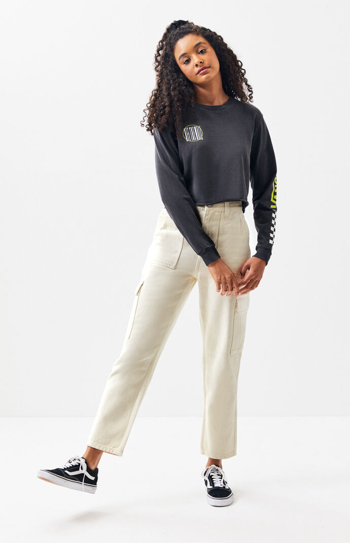 Pacsun white cargo pants deals