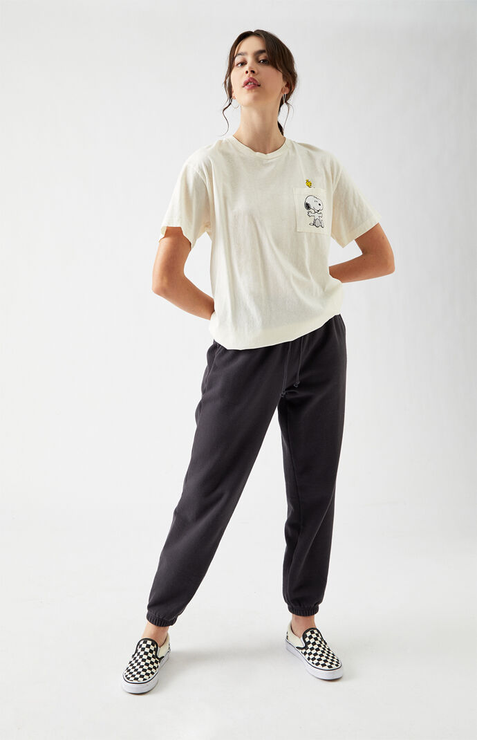 Snoopy Heart Pocket Short Sleeve T-Shirt