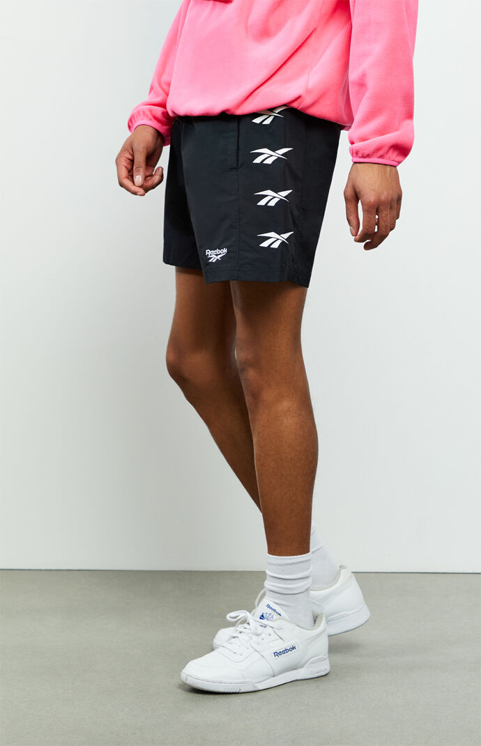 Reebok Classic Black Nylon Shorts | PacSun