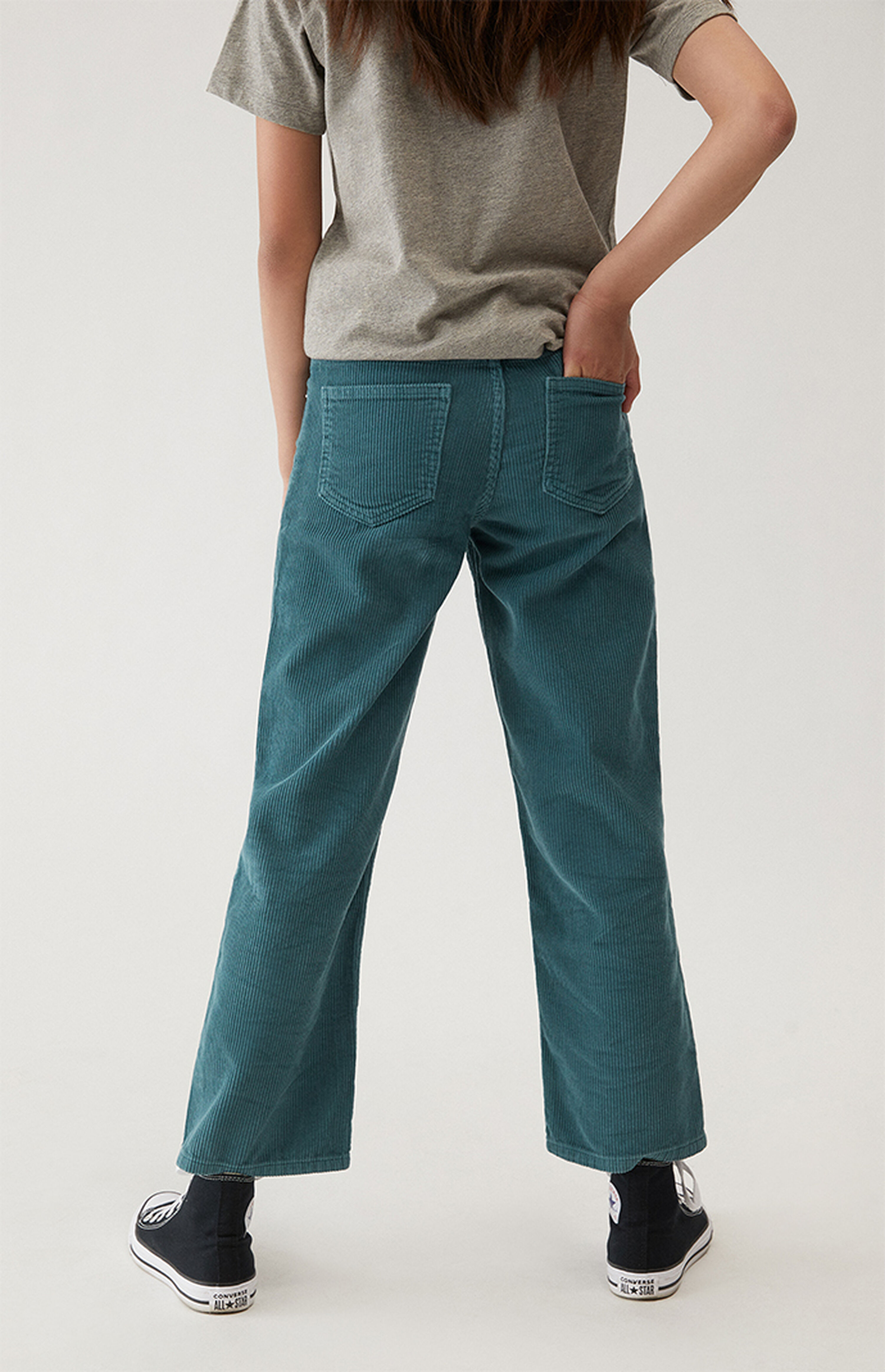 pacsun blue corduroy pants