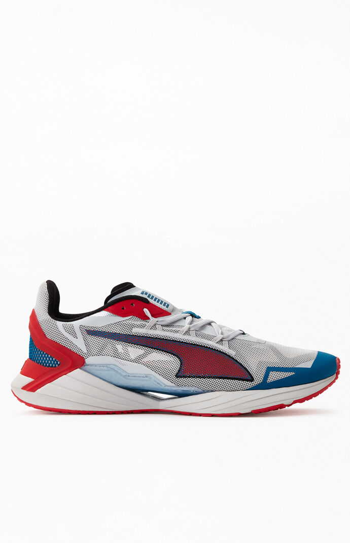 Gray & Red UltraRide Shoes