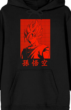 Dragon Ball Z Red Goku Hoodie image number 2