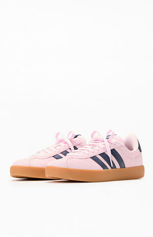 Women's Black & Pink VL Court 3.0 Sneakers image number 2