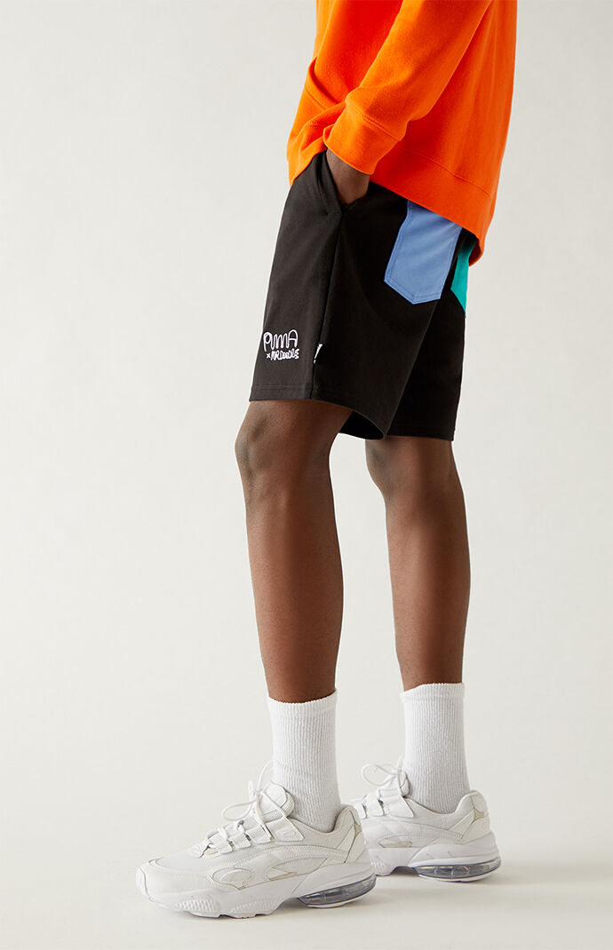 x Mr. Doodle Colorblock Sweat Shorts