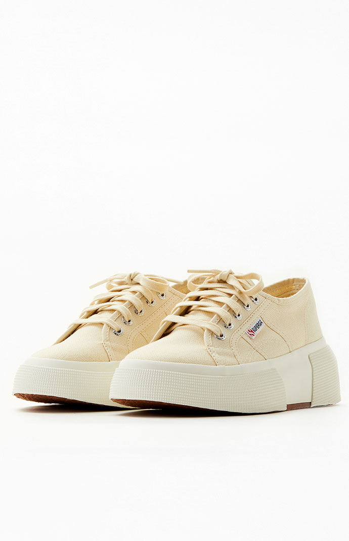 Superga 2287 store mujer beige