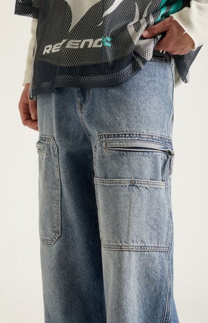 Ryder Ultra Baggy Jeans Zippered&nbsp;Medium Blue image number 5