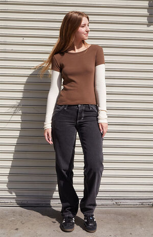 Layered Long Sleeve T-Shirt image number 4