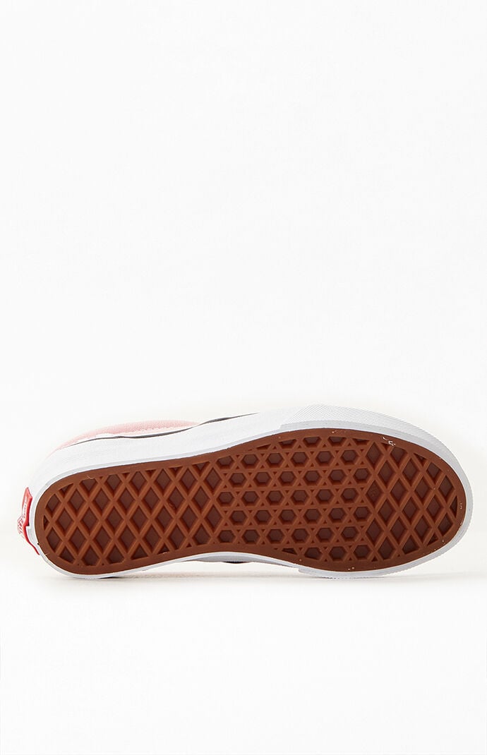 Vans Kids White Pink Checker Classic Slip On Shoes PacSun