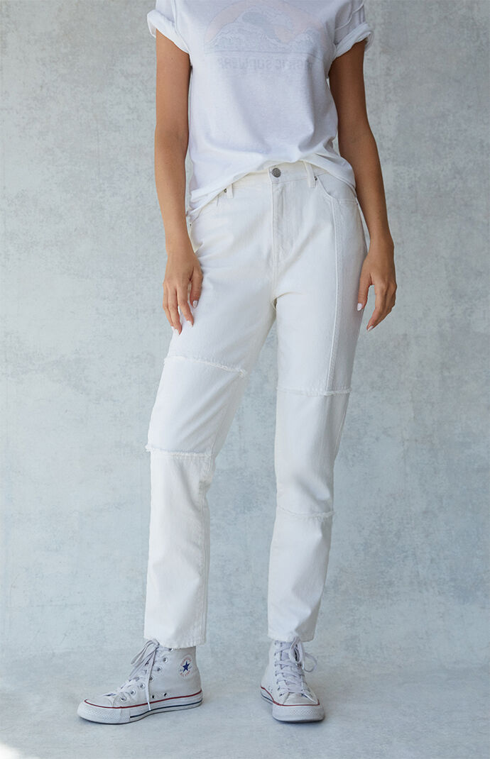 White jeans pacsun 2025
