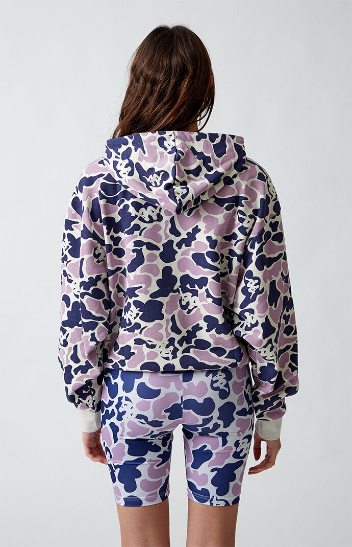 Kappa Purple Authentic People Camo Hoodie PacSun