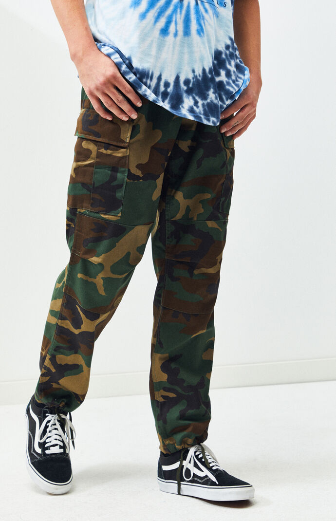 camo cargo pants