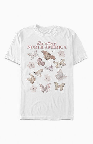 Watercolor Butterfly Chart T-Shirt image number 1