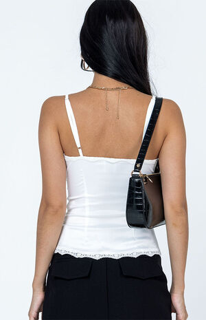White Juliana Tank Top image number 3