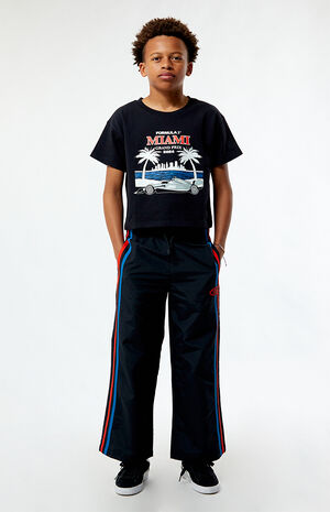 x PacSun Kids Ultra Wide Leg Track Pants image number 1