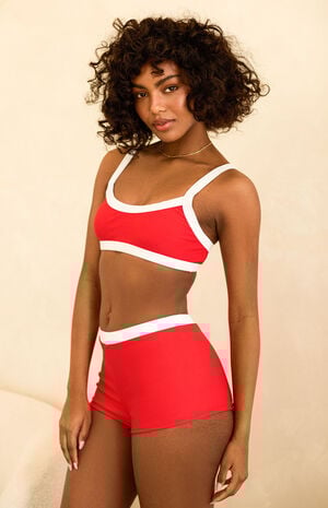Farrah Elastic Waist Swim Shorts image number 3