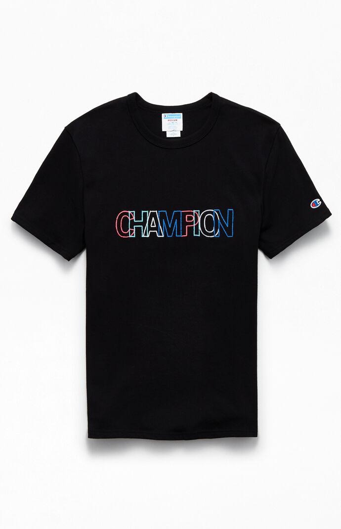 champion multi color tee