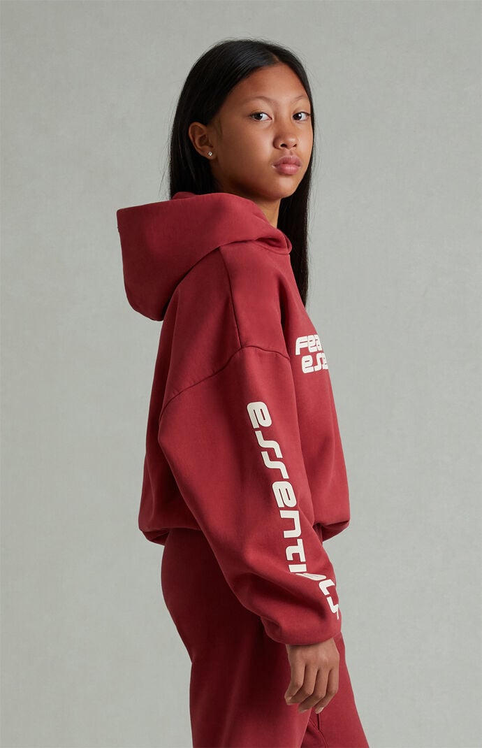 Fear of God ESSENTIALS Kids Crimson Classic Hoodie