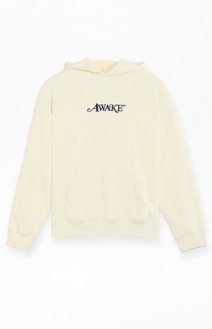 Cream Classic Logo Hoodie image number 1