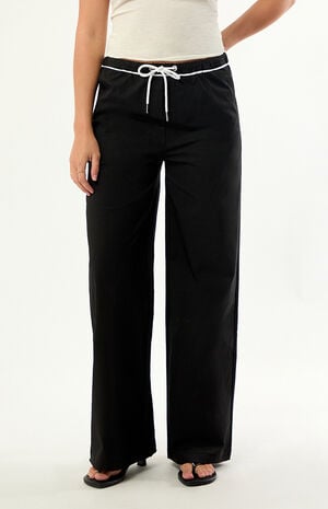 Zane Wide Leg Track Pants image number 2